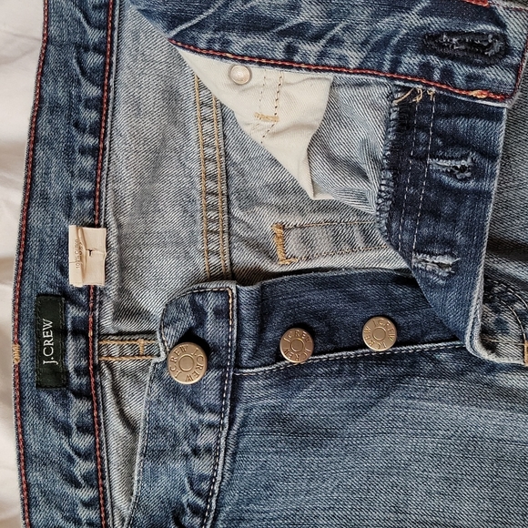 J.Crew Classic Button Fly Bootcut Jeans. SZ 6 100% cotton.... no stretch. - Picture 3 of 8